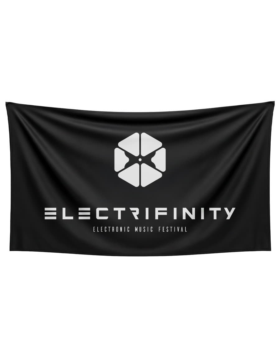 Festival Flag — Black