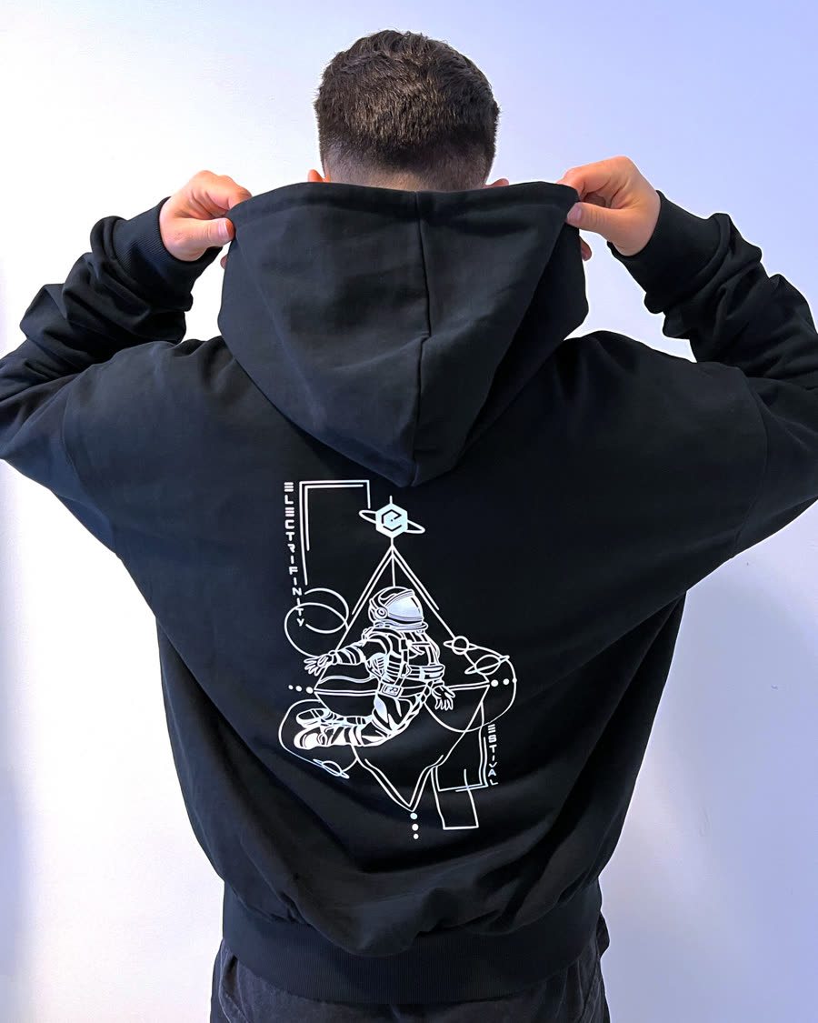 Hoodie Astronaut — Black