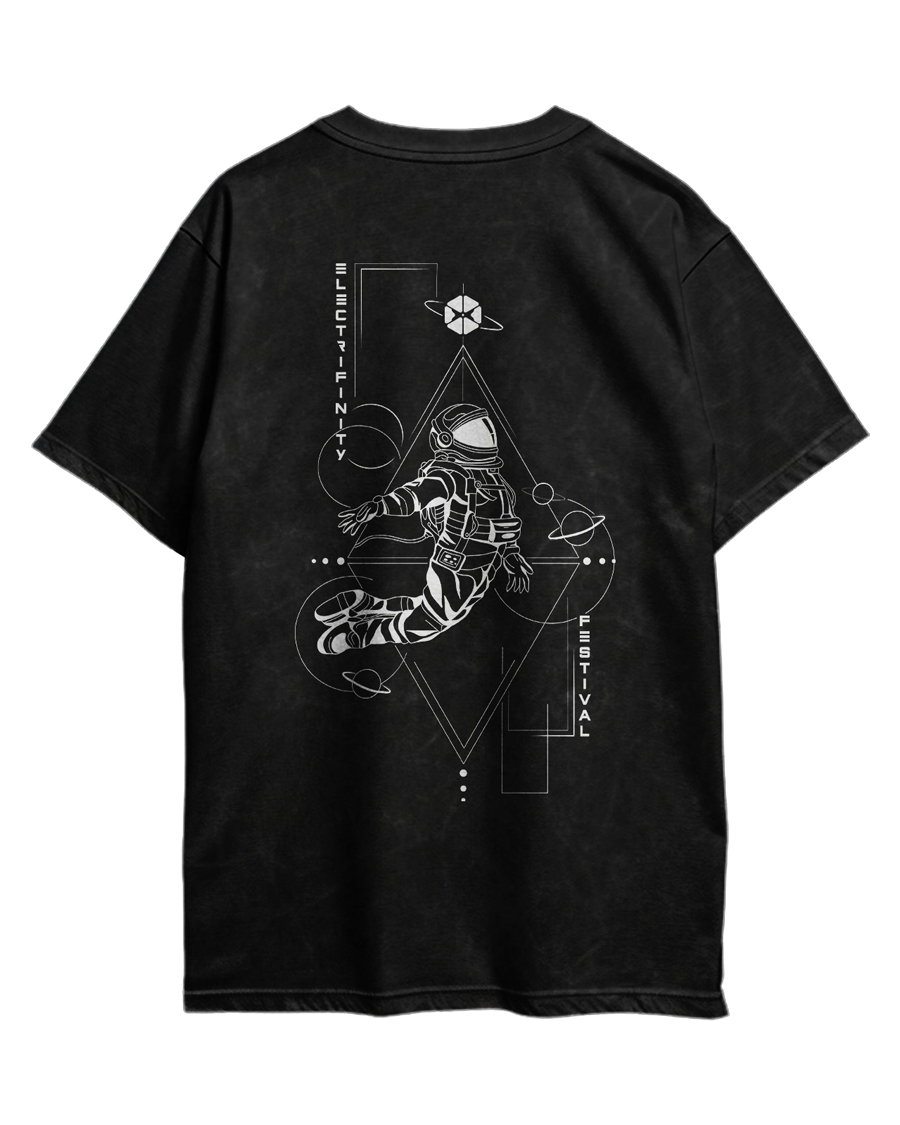 T-Shirt Astronaut — Rückansicht mit Astronauten-Print